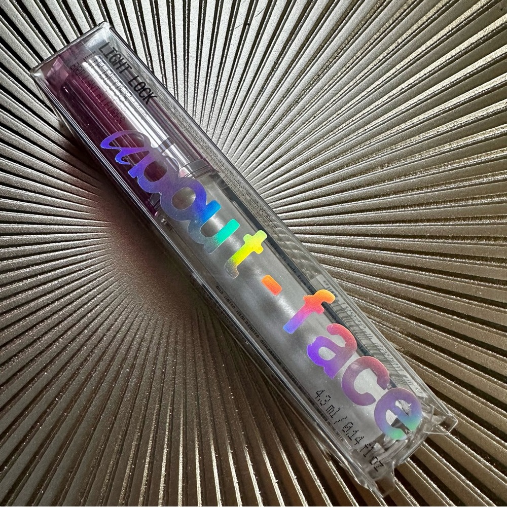ABOUT-FACE LIGHT LOCK LIP GLOSS — HIGH SHEEN LIP OIL 4.3 ML / .14 FL OZ — NEW